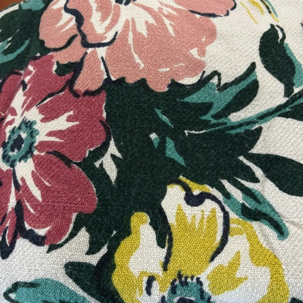Vintage blanket/material/fabric Japanese Floral Patterned